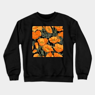 California Poppies Crewneck Sweatshirt